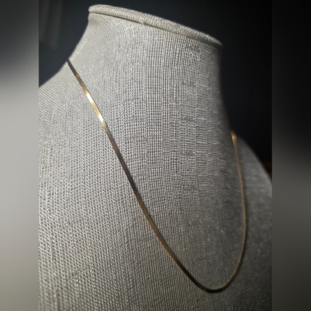 Karizia Elegant Gold Necklace 925 - Picture 3 of 10